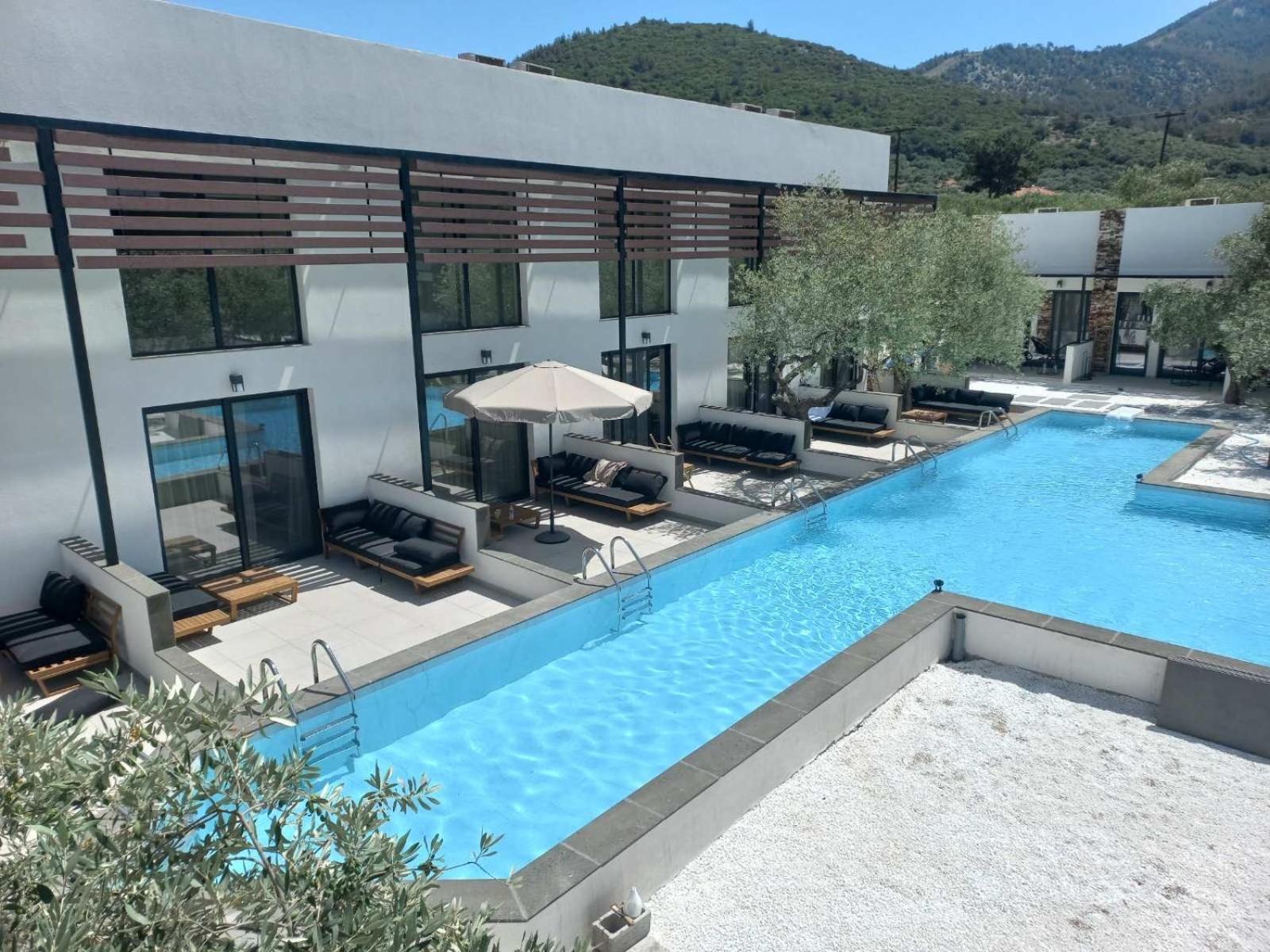 The Olive Hills Hotel Skala Rachoni  ภายนอก รูปภาพ